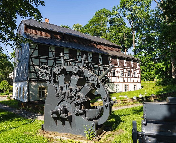Außenbereich Papiermühle Niederzwönitz (P. Eichler | Greifensteinregion)