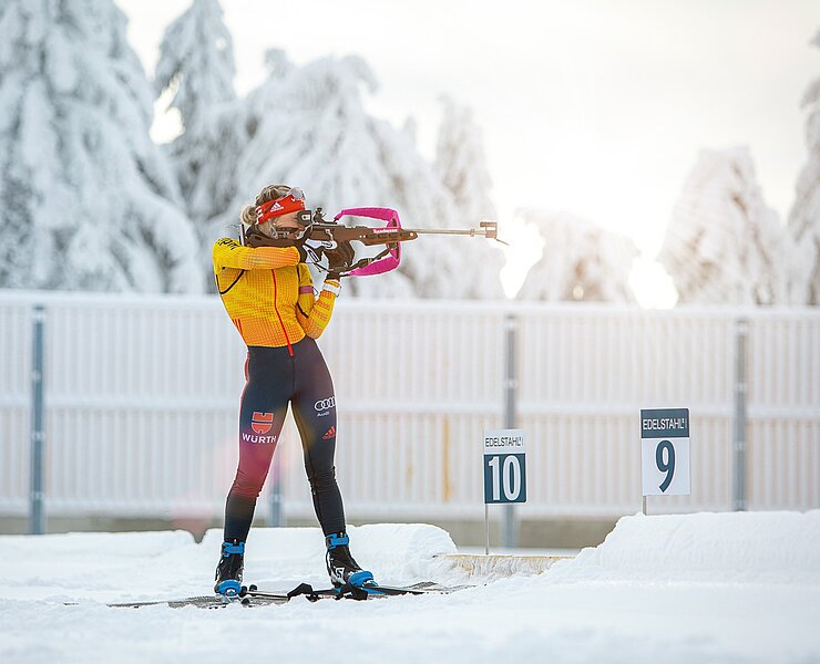 Biathlonschießstand Sparkassen-Skiarena (Marko Unger)