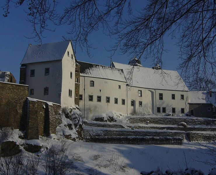 Schloss Lauenstein im Winter ()