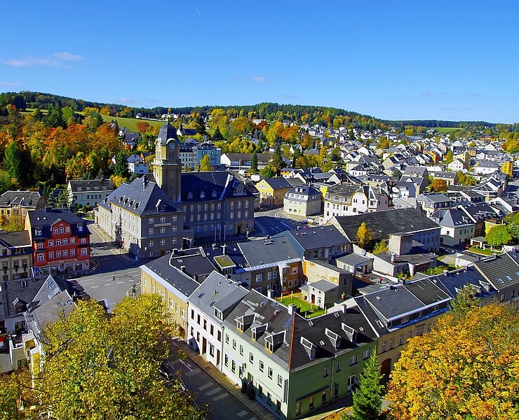 Blick auf die Bergstadt Geyer (Ralf Bechmann)