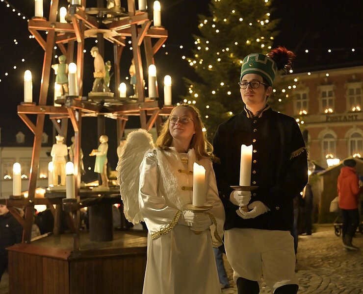 Weihnachtsmarkt in Lößnitz (Stadt Lößnitz)
