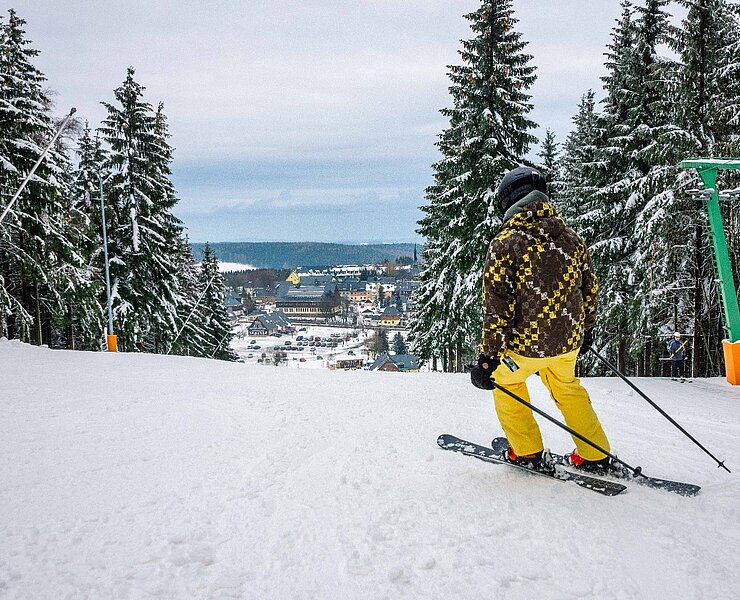 Skilift Altenberg, Skifahrer (Phillip Maethner)
