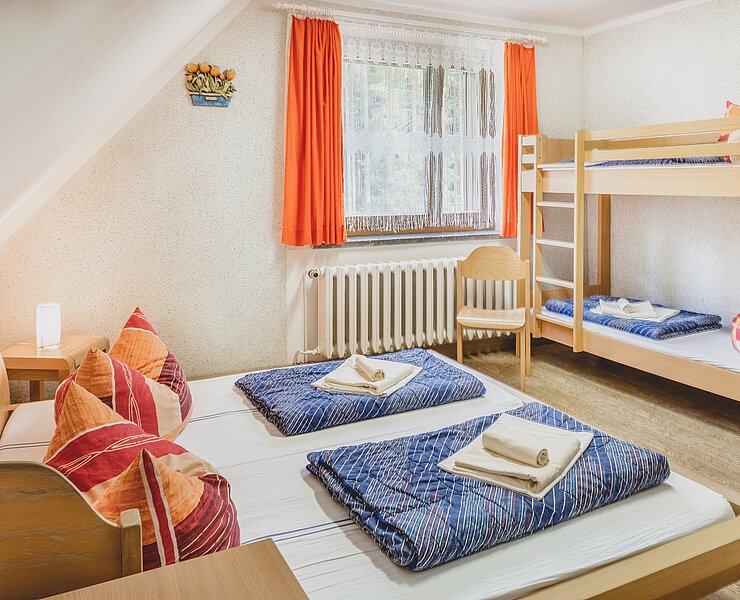 Familienzimmer der Jugendherberge Neudorf (DJH Redaktion)