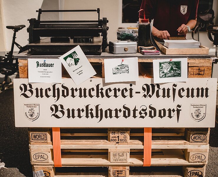 Buchdruckereimuseum_Burkhardtsdorf_Schild (Buchdruckereimuseum)