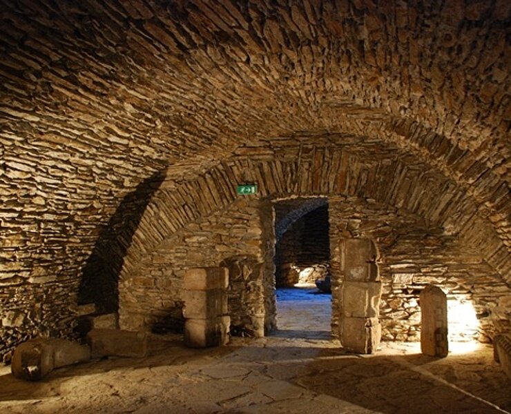Historische Altstadt St. Joachimsthal - Lapidarium der königliche Münze (WFE GmbH Annaberg-Buchholz)