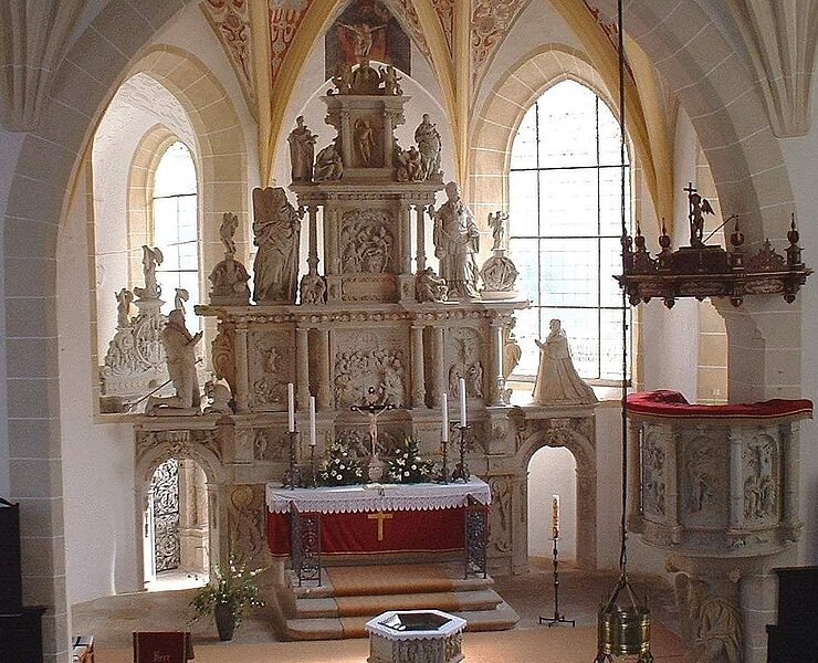 Altar in der Kirche Lauenstein ()