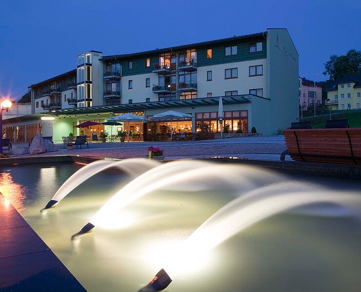 Hotel Am Kurhaus am Abend (Hotel Am Kurhaus)