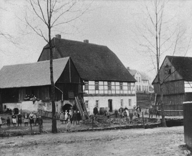 Die Herrenmühle vor 1900 (Stadt Zwönitz)