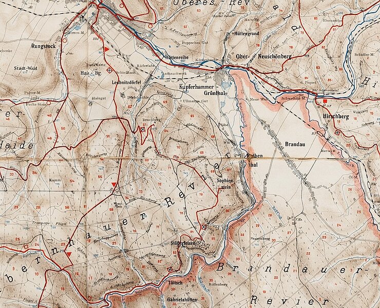 Vereinsteig auf Spezialkarte von Olbernhau und Umgebung (Matthias Drechsel)