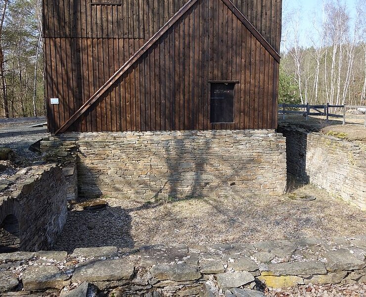 Radstube und Treibehaus des 7. Lichtlochs (Jens Grigoleit, Fremdenverkehrsverein Freiberg)