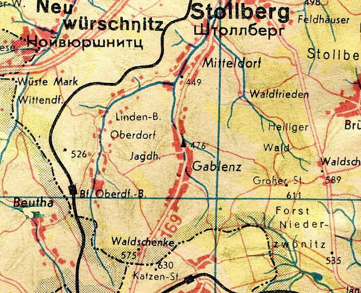 Landkarte (Stadt Zwönitz)