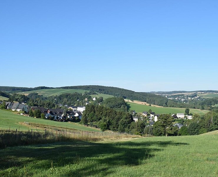 Ausblick auf Gornsdorf (Vanessa Schüppel)