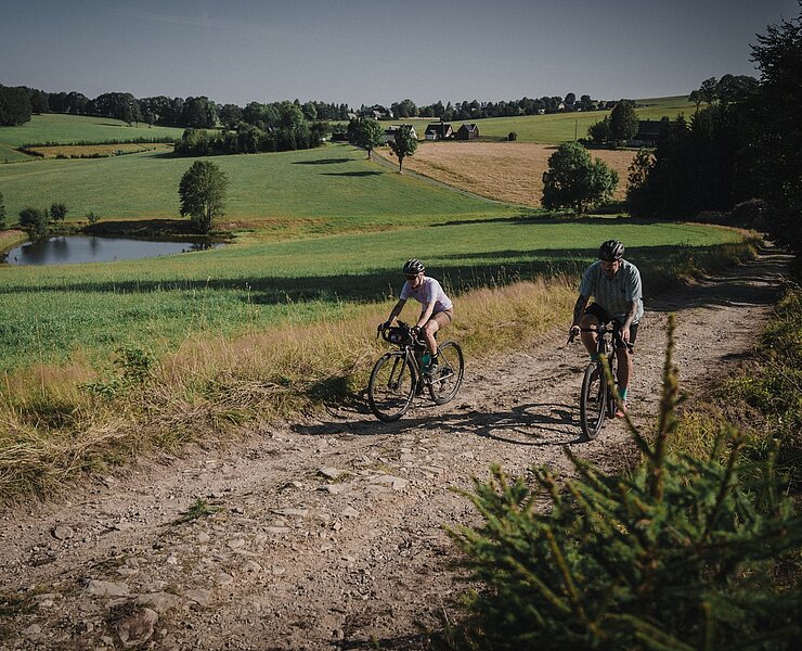 Gravelbiken im Erzgebirge (Tourismusverband Erzgebirge e.V. /Dan Zoubek)
