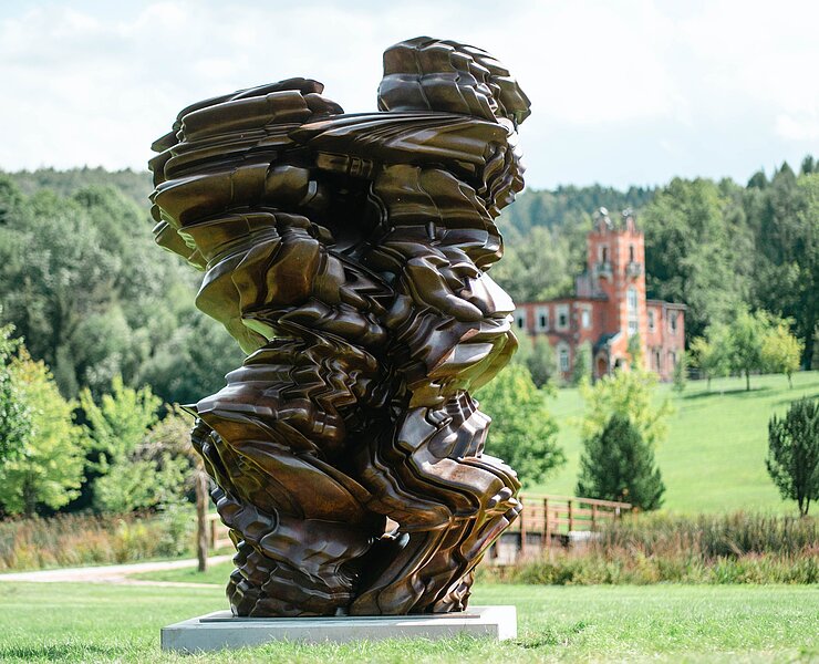 Tony Cragg, Stack, 2019; Courtesy: Buchmann Galerie Berlin und Tony Cragg (Ernesto Uhlmann)
