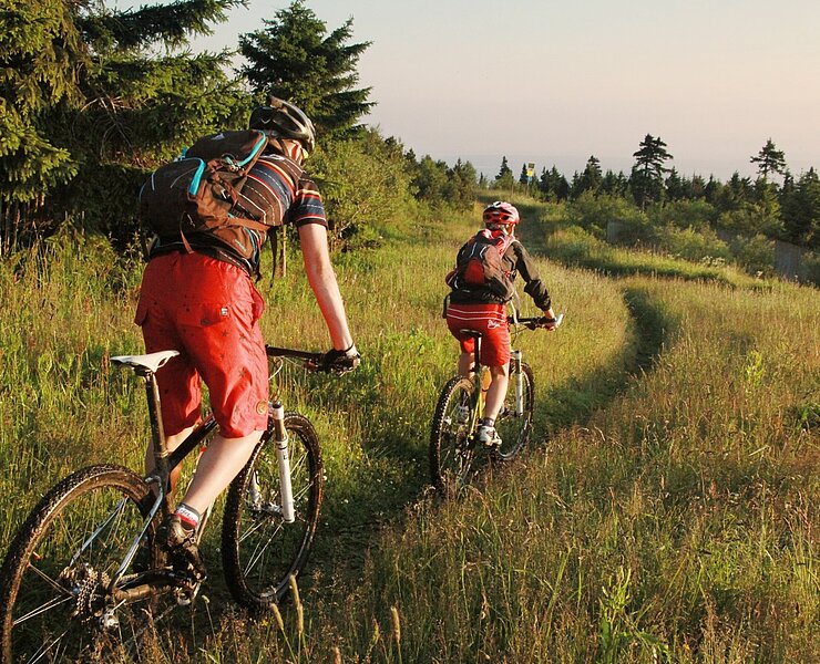 Mountainbiken im Erzgebirge ()