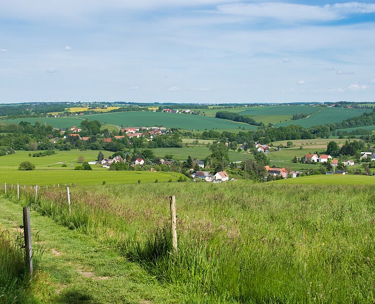 Ausblick Bellmannsbank in das Muldental (Bastian Rakow)