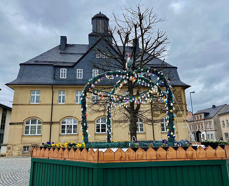 Osterbrunnen in Burkhardtsdorf (R. Schmidt)