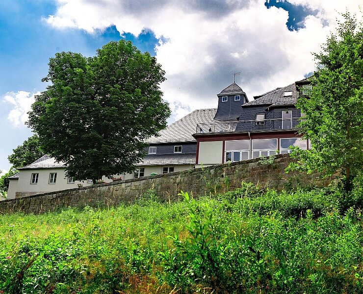 Sicht auf das Haus Seeblick vom Wasser ()