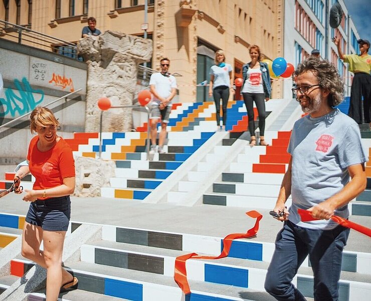 Mikroprojekt zur Kulturhauptstadt: die Bunte Treppe (Johannes Richter)