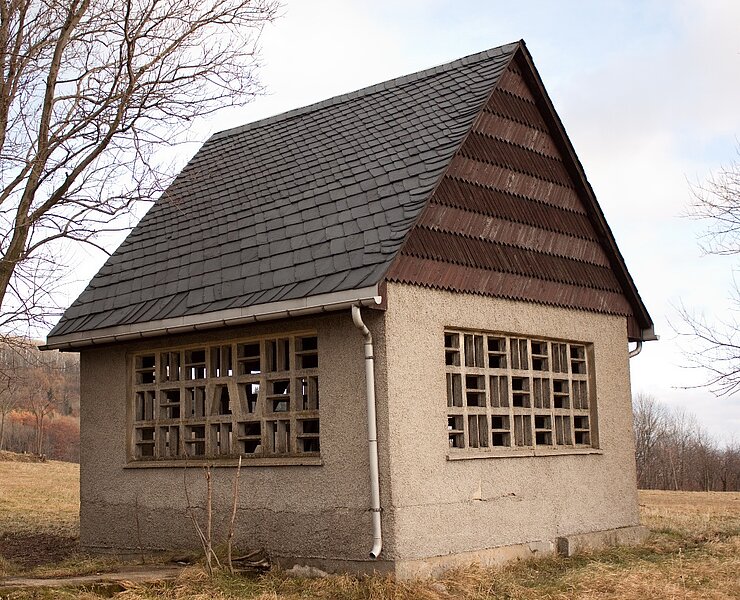 Zwitterstock Tiefer Erbstolln und Bergwerke Neufang - Schutzhaus Wetterüberhauen 32 (J. Kugler)