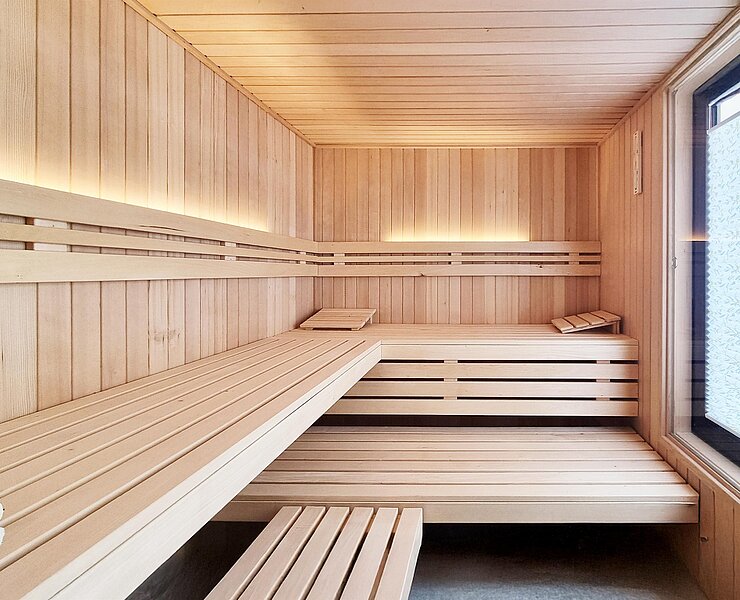 Unsere Sauna im Hotel ()
