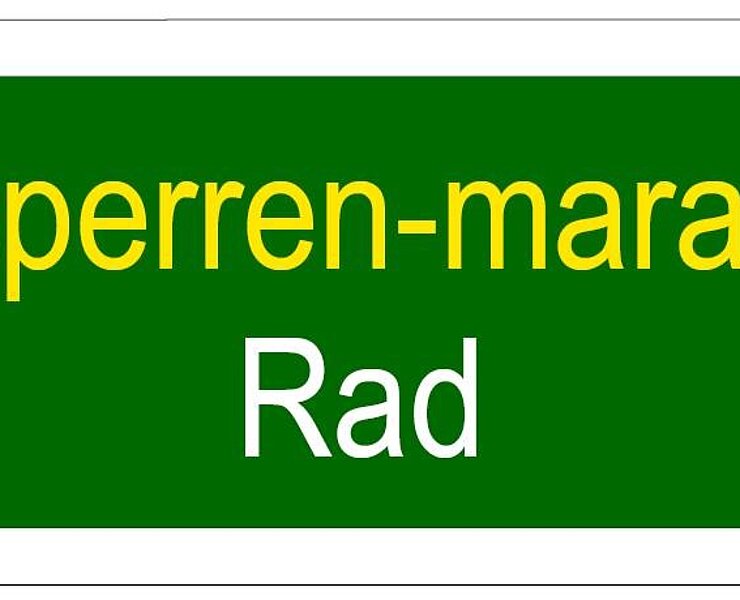 Markierung der Strecke ()