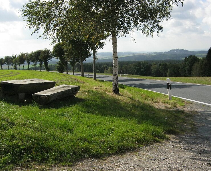 Blick zur Augustusburg ()