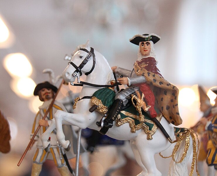 Zinnfigur im Depot Pohl-Ströher in Gelenau (Vanessa Schüppel)