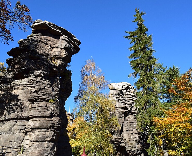Greifensteine im Herbst (Corinna Bergelt)