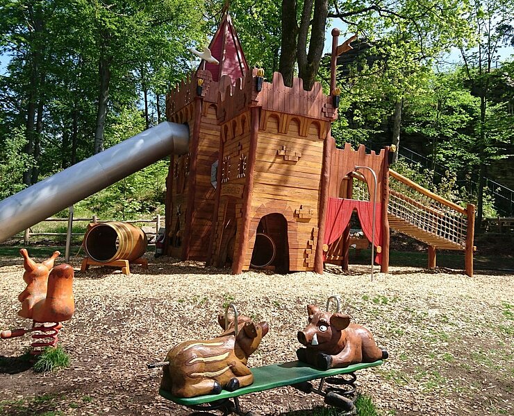 Abenteuerspielplatz an den Greifensteinen (Corinna Bergelt)