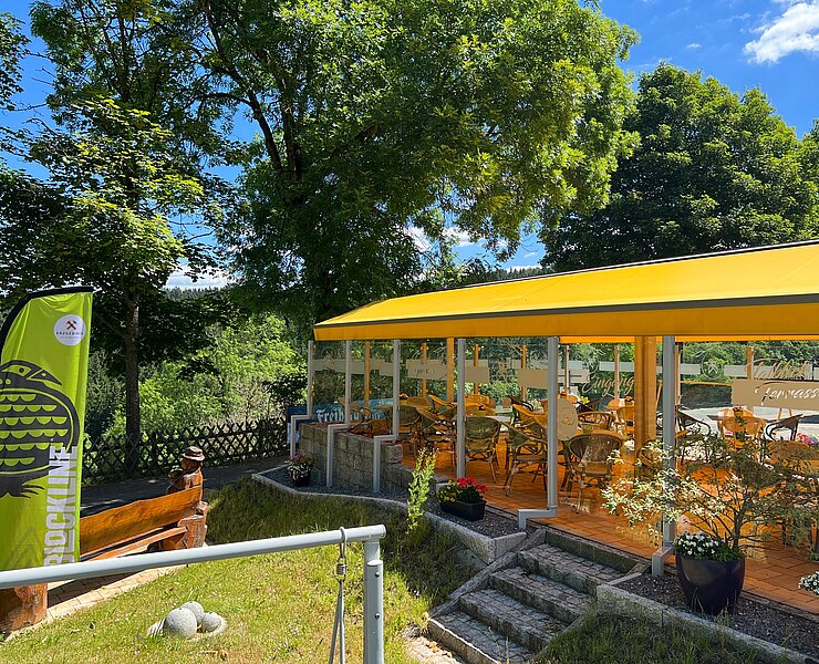 Berghotel Talblick mit Sommerterrasse (Berghotel Talblick / Iris Gläser )