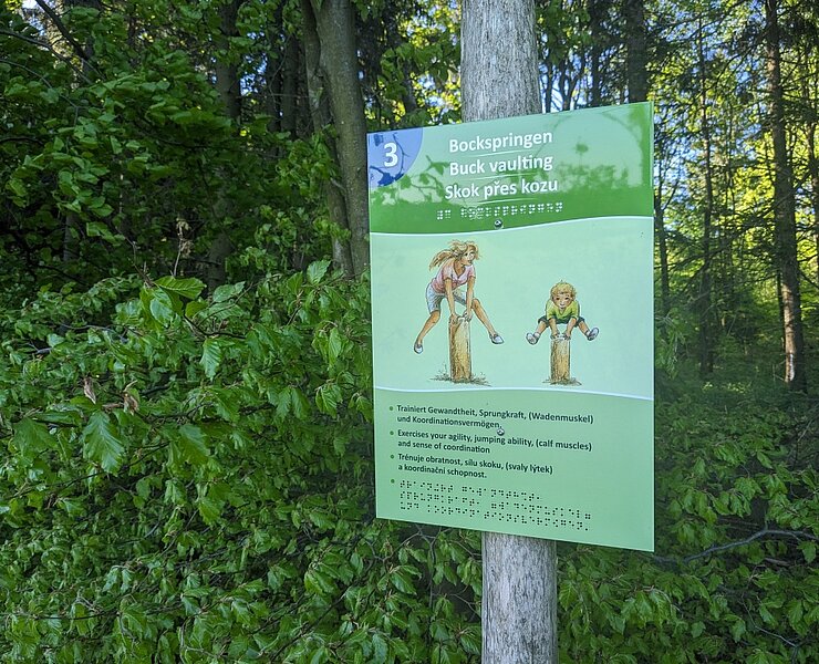 Trimm-dich-Pfad Nassau_Beschilderung (Erlebnisheimat Erzgebirge)