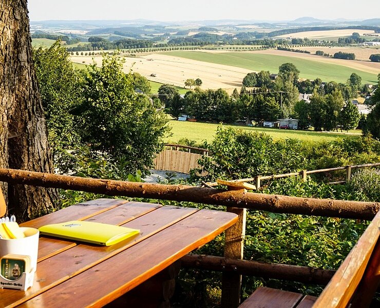 Blick vom Biergarten ()
