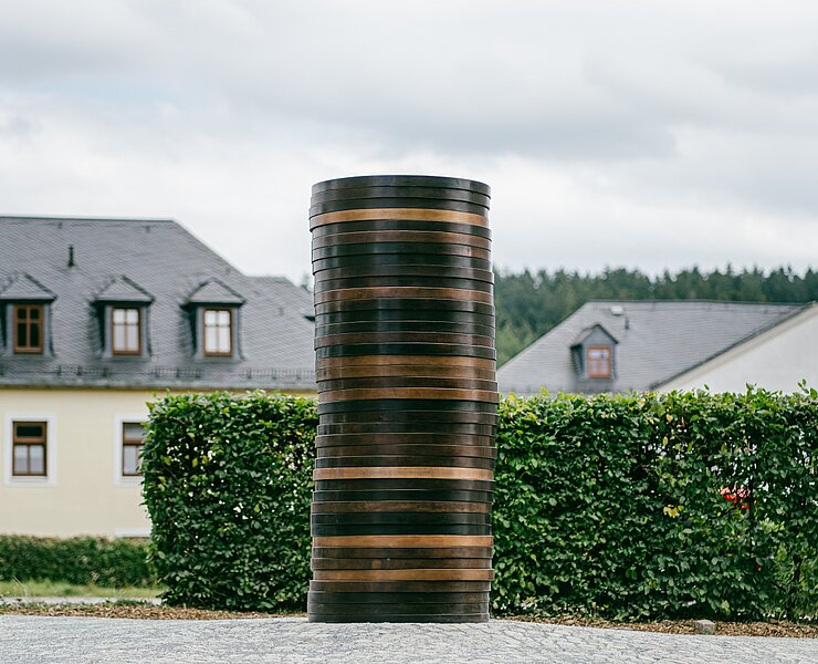 Sean Scully, Coin Stack 2, 2020; Courtesy Sean Scully (Johannes Richter)