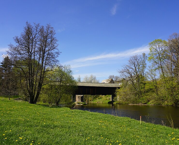 Holzbrücke Hohenfichte (Robert Arnold, Gemeinde Grünhainichen)