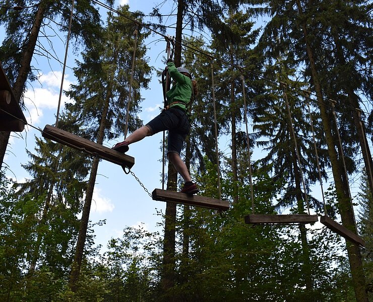 Erlebniskletterwald Greifensteine in Ehrenfriedersdorf (E. Weber, Greifensteinregion)
