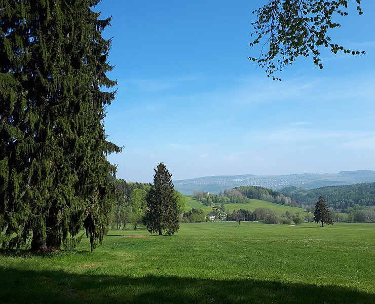 Ausblick Communalweg (Koordinator Städtebund Silberberg)