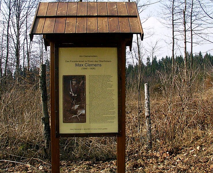 Gedenktafel Revierförster Max Clemens (Matthias Drechsel)