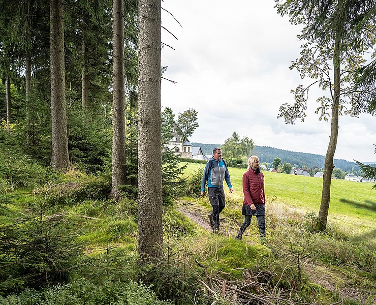 Wandervergnügen entlang des Kammweg Erzgebirge-Vogtland (Dennis Stratmann)