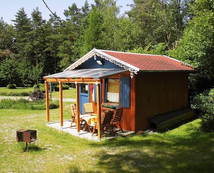Berghütte im Waldcamping Erzgebirge ()