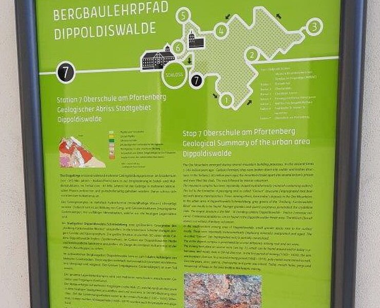 Bergbaulehrpfad Dippoldiswalde, Tafel Nr. 7 (© Förderverein mittelalterlicher Bergbau Dippoldiswalde e.V. )