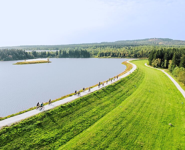 geführte Tour rund um Altenberg (Tourismusverband Erzgebirge e.V./ Martin Donat)