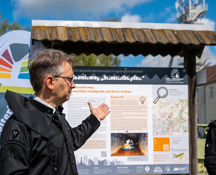 Infopunkt Reiche Zeche (Silberstadt Freiberg, Detlev Müller)