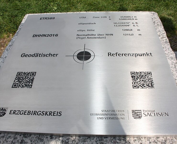 Geodätischer Referenzpunkt Oberwiesenthal Fichtelberg (Ronny Schwarz)
