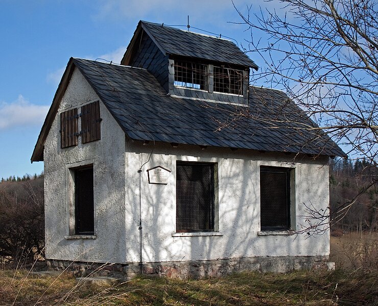 Zwitterstock Tiefer Erbstolln und Bergwerke Neufang – Schutzhaus Rothzechner Treibeschacht (J. Kugler)