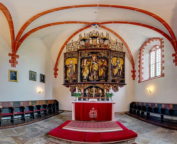 Ehrenfriedersdorf - St. Niklas Kirche - Altar (360grad-team / Marcel Weidlich)