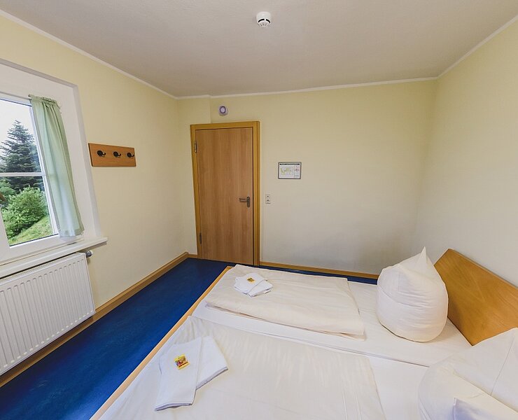 Familienzimmer der Jugendherberge Johanngeorgenstadt (DJH Redaktion)