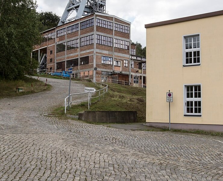 Uranbergbau - Schacht 371 Schachthaus (WFE GmbH Annaberg-Buchholz)