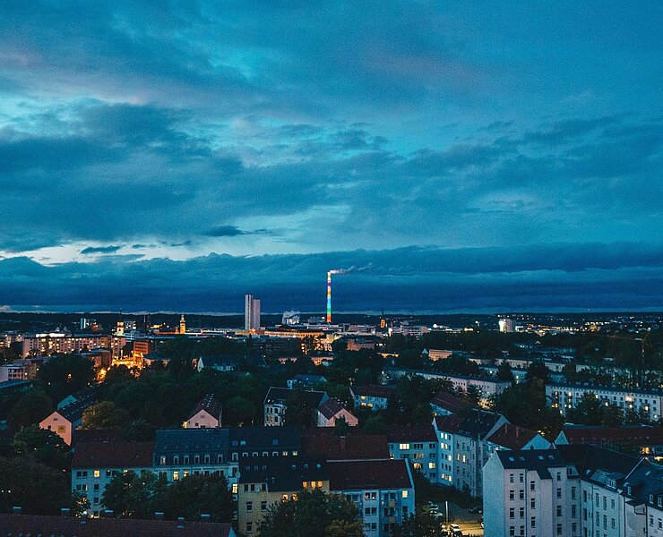 Bunte Esse Chemnitz aus der Ferne ()