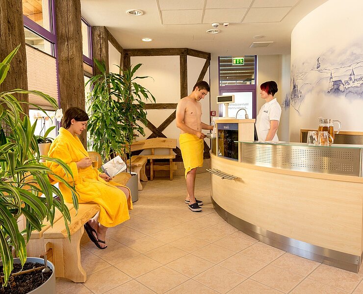 Wellnessbereich "Jungbrunnen" - Empfang (Dirk Rückschloss)